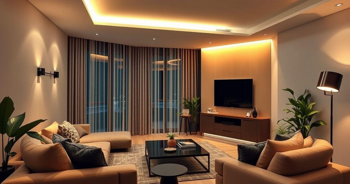 Automação de iluminação transforma sua casa em um espaço inteligente e eficiente