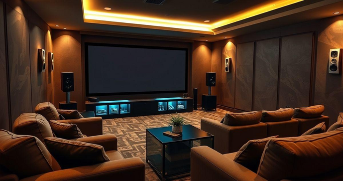 Como Criar a Sala Planejada Perfeita para Home Theater Como Criar a Sala Planejada Perfeita para Home Theater