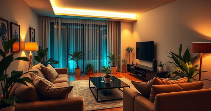 Como Escolher a Iluminação Ideal para Sala de TV e Transformar Seu Espaço Como Escolher a Iluminação Ideal para Sala de TV e Transformar Seu Espaço