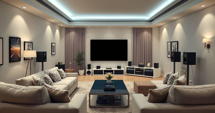 Como Escolher o Home Theater Planejado Branco Ideal para Sua Casa Como Escolher o Home Theater Planejado Branco Ideal para Sua Casa