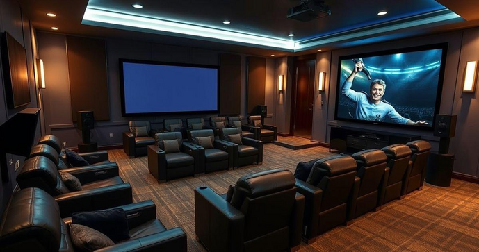Dicas Imperdíveis para Criar sua Sala de Cinema Residencial Perfeita Dicas Imperdíveis para Criar sua Sala de Cinema Residencial Perfeita