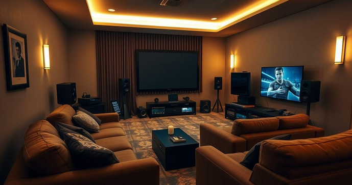Dicas para Montar uma Sala de Cinema Residencial Pequena Dicas para Montar uma Sala de Cinema Residencial Pequena