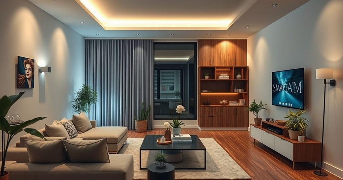 Projeto de automação residencial transforma sua casa em um lar inteligente e eficiente Projeto de automação residencial transforma sua casa em um lar inteligente e eficiente