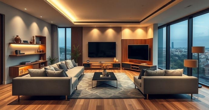Sala de TV Planejada: Transforme Seu Espaço com Estilo e Funcionalidade Sala de TV Planejada: Transforme Seu Espaço com Estilo e Funcionalidade