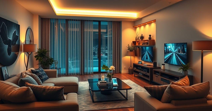 Sistema de automação residencial transforma sua casa em um lar inteligente e eficiente Sistema de automação residencial transforma sua casa em um lar inteligente e eficiente
