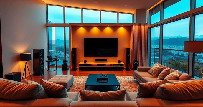 Sistema de som residencial transforma sua casa em um verdadeiro cinema com qualidade de áudio superior