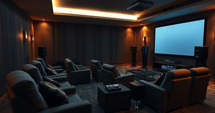 Transforme sua Sala em um Home Theater Planejado com Dicas Práticas Transforme sua Sala em um Home Theater Planejado com Dicas Práticas