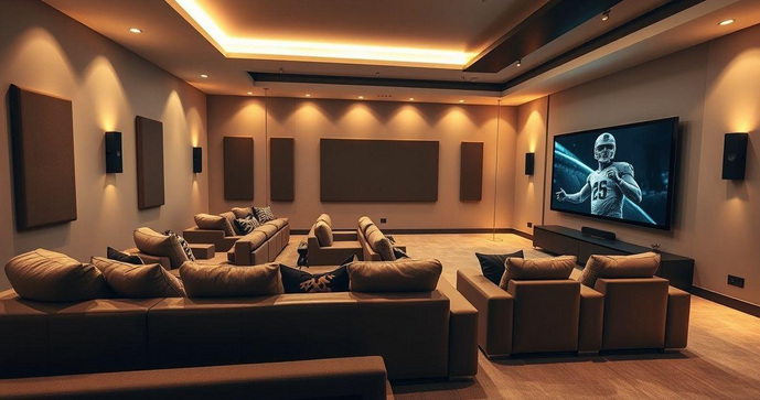 Como Montar o Home Theater Perfeito para Sua Sala Planejada Como Montar o Home Theater Perfeito para Sua Sala Planejada