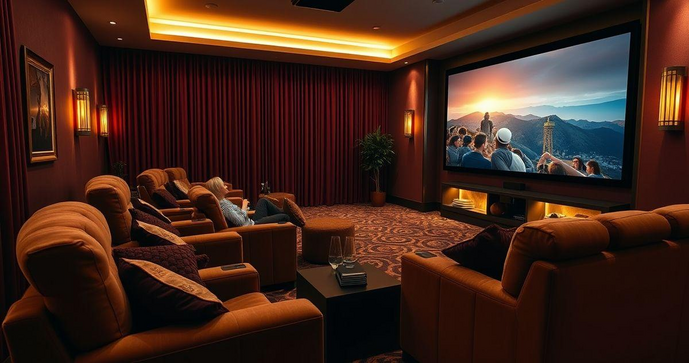Transforme sua Sala em um Cinema: Dicas para um Home Theater Incrível Transforme sua Sala em um Cinema: Dicas para um Home Theater Incrível