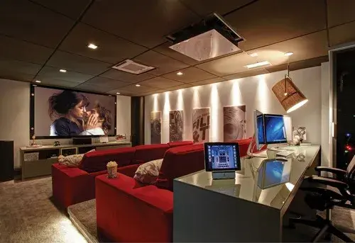 Automação home cinema